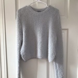 ✔Charlotte Russe Light Blue Fuzzy Sweater